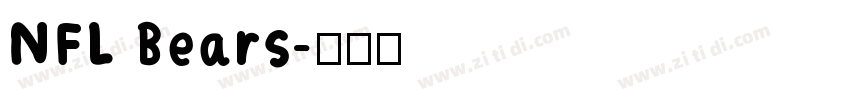 NFL Bears字体转换